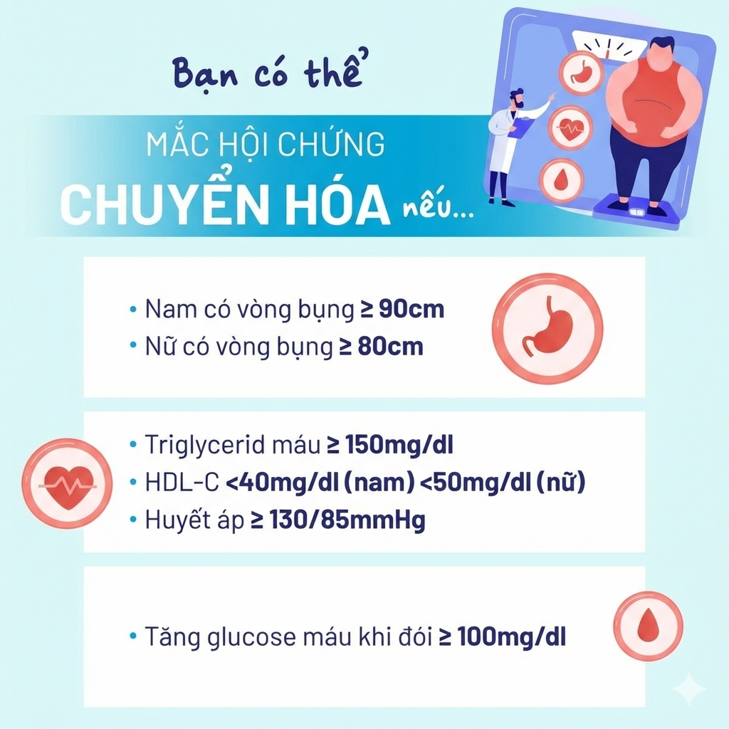 triệu chứng rối loạn chuyển hóa