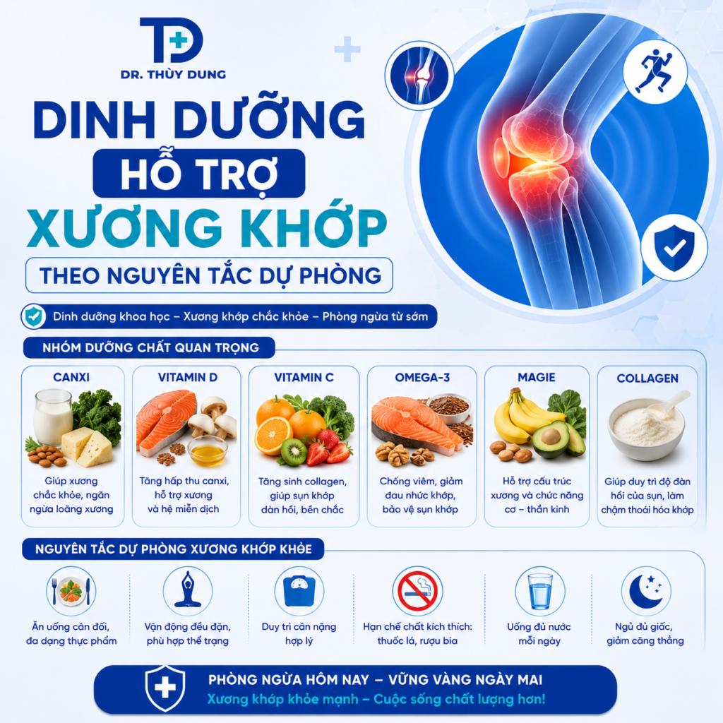 Chăm Sóc Xương Khớp Tại Nhà