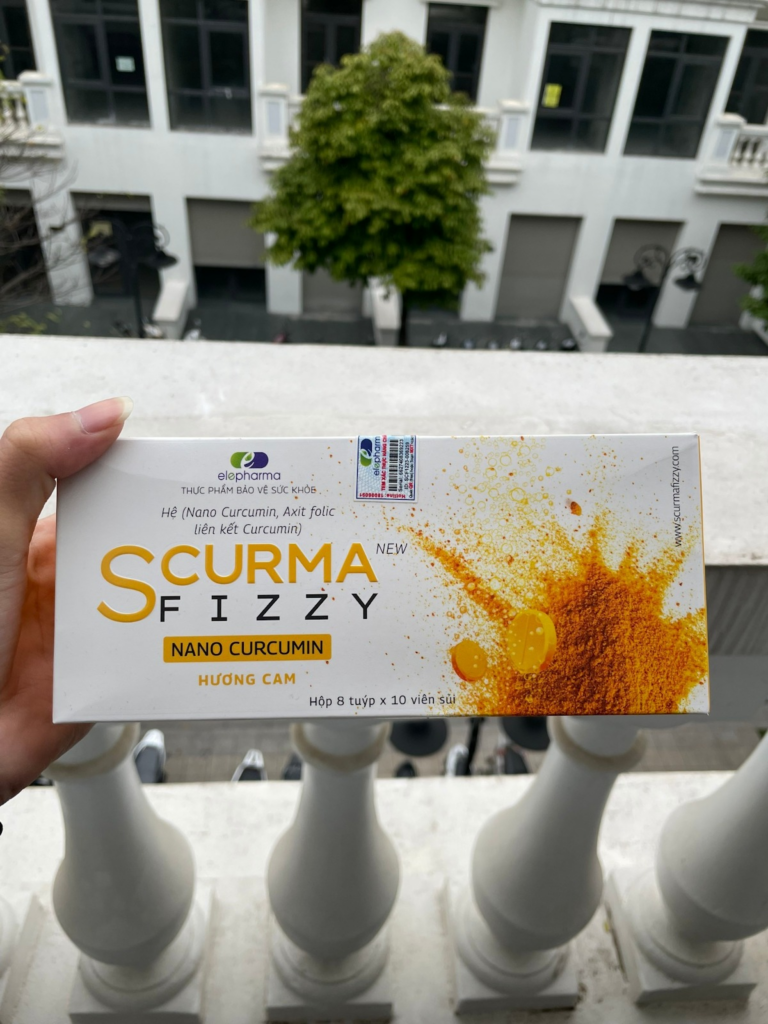 Thực phẩm hỗ trợ giảm đau dạ dày Scurma Fizzy.