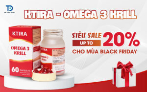 KTIRA - OMEGA 3 KRILL: Sale up to 20% mùa Black Friday