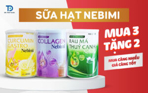 Sữa hạt Nebimi Mua 3 Tặng 2 - Mua Càng Nhiều Giá Càng Tốt