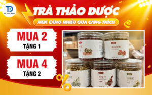 Trà thảo dược: Mua 2 Tặng 1, Mua 4 Tặng 2, Mua Càng Nhiều Quà Càng Thích