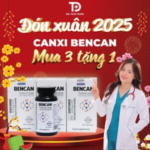 Canxi Bencan Mua 3 Tặng 1 - Canxi Hữu Cơ Cho Cả Nhà Khỏe Mạnh