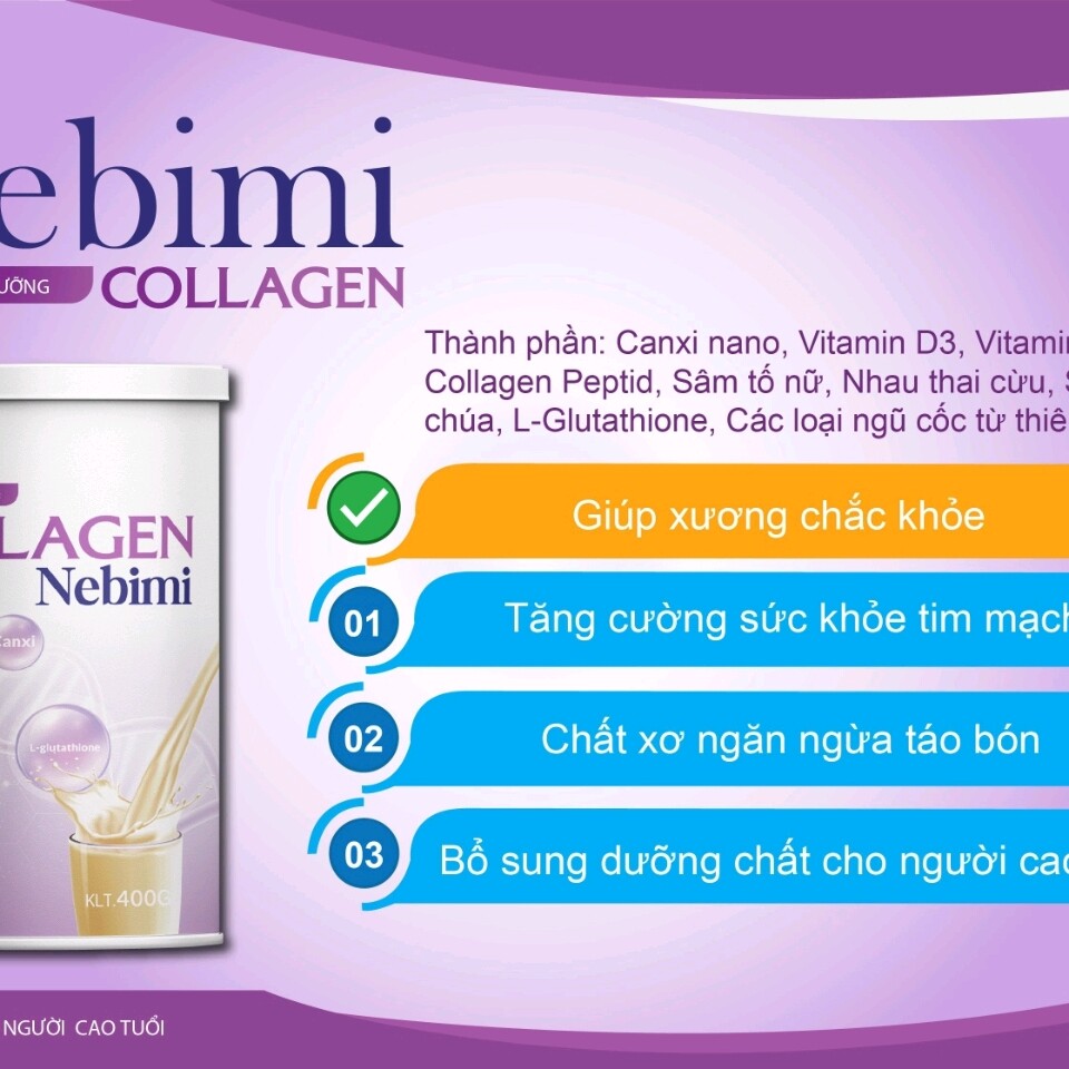 Sữa hạt Collagen Nebimi được bác sĩ Thùy Dung khuyên dùng