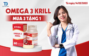 OMEGA 3 KRILL - Mua 3 tặng 1